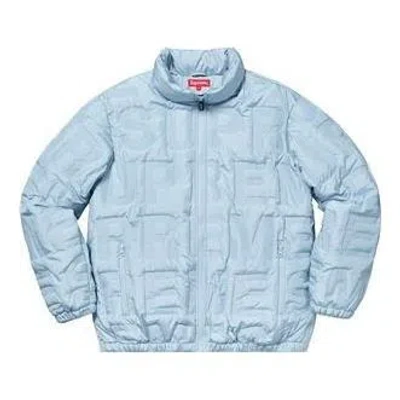 Supreme Bonded Logo Puffy Jacket 'teal'