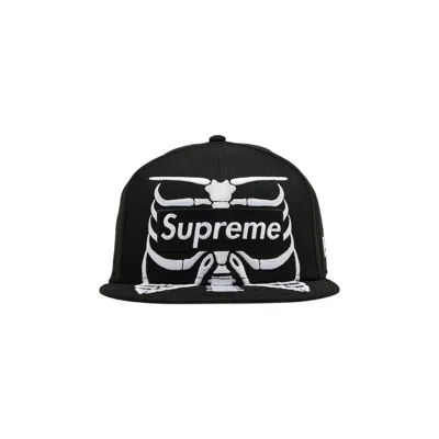 Pre-owned Supreme Bones Box Logo New Era 'black' | Men's Size 8