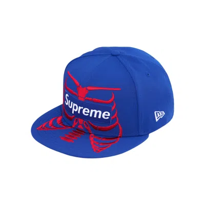 Pre-owned Supreme Bones Box Logo New Era 'royal' | Blue | Men's Size 7.375