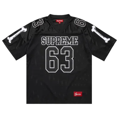 Pre-owned Supreme Bones Football Jersey 'black' | Men's Size Xl
