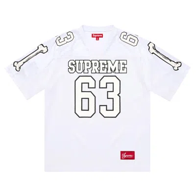 Pre-owned Supreme Bones Football Jersey 'white' | Men's Size Xl