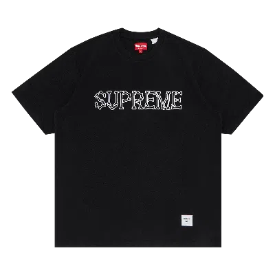 Pre-owned Supreme Bones Short-sleeve Top 'black'