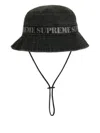 Supreme Boonie Webbing Bucket Hat In Black