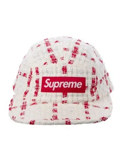 Pre-owned Supreme Boucle Camp Cap In Multi