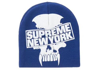 Pre-owned Supreme Bounty Hunter Beanie In Blue
