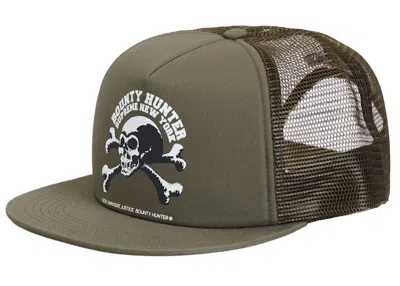 Pre-owned Supreme Bounty Hunter Mesh Back 5panel In Olive In Green