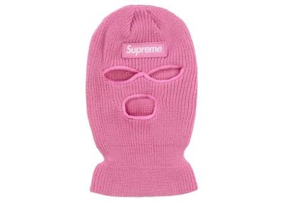 Pre-owned Supreme Box Logo Balaclava In Pink