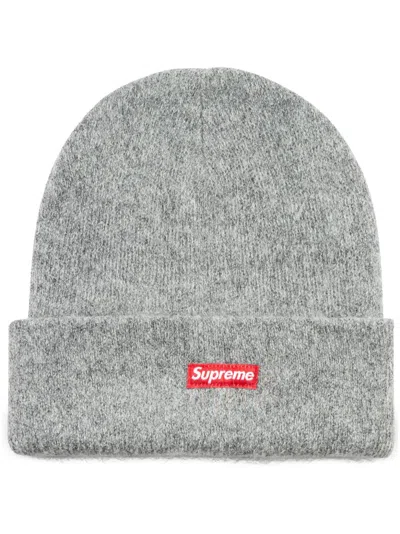 Supreme Box Logo Beanie In Grey