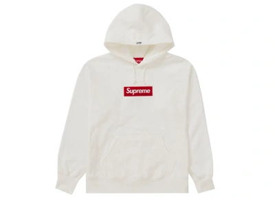 Pre-owned Supreme Box Logo Bogo Hooded Sweatshirt (fw21) White Size Medium M