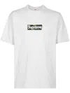 Supreme Box Logo Cotton T-shirt In Grau