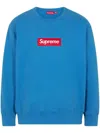 Supreme Box Logo Sweatshirt In Blue