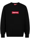 Supreme Box Logo Crew-neck Sweatshirt In Black