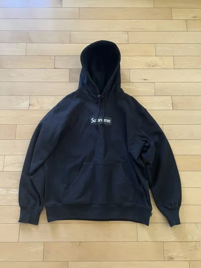 Pre-owned Supreme Box Logo Hoodie In Black