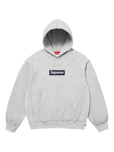 Supreme Box Logo Hoodie In Gray
