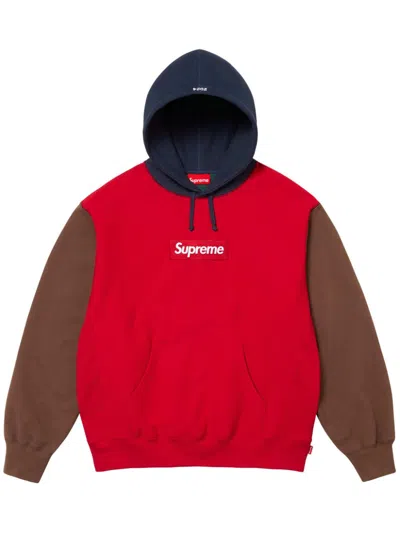 Supreme Box Logo Hoodie In Red