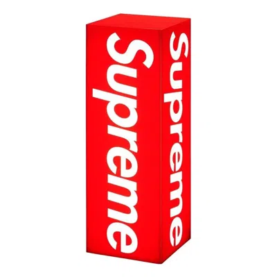 Supreme Box Logo Lamp 'red White'