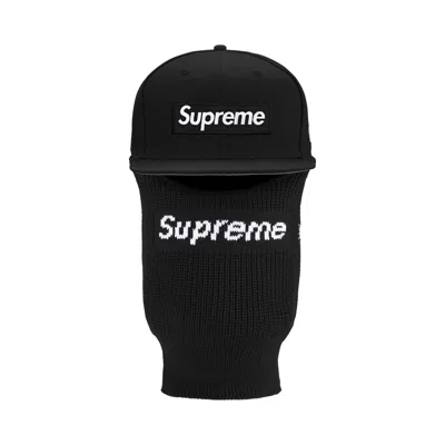 Pre-owned Supreme Box Logo New Era + Balaclava 'black' | Men's Size 7.125