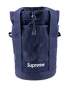 Supreme Box-logo Ripstop Cinch Bag In Blue