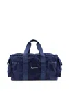 Supreme Box-logo Ripstop Duffle Bag In Blue