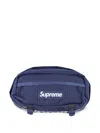 Supreme Box-logo Ripstop Waist Bag In Blue