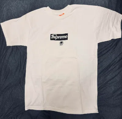 Pre-owned Supreme Box Logo Shibuya Store Opening Exclusive In White