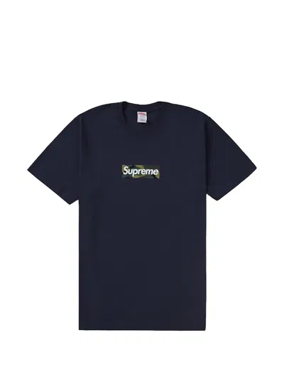 Supreme Box Logo T-shirt In Blue