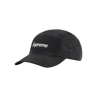 Pre-owned Supreme Broken Camo Camp Cap 'black'