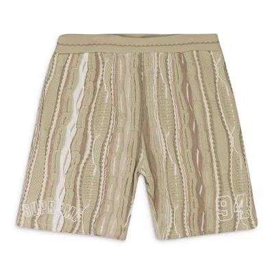 Supreme Coogie Knitted Shorts In Neutral