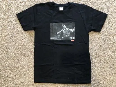 Pre-owned Supreme Bruce Lee Enter The Dragon Tee Black M F/w 13