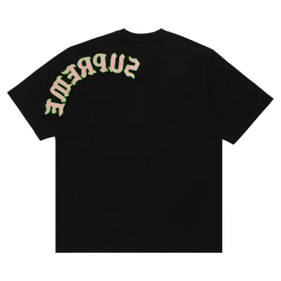 Pre-owned Supreme Brushed Arc Short-sleeve Top 'black' | Men's Size L