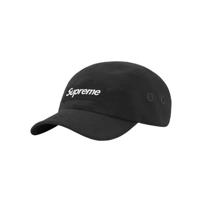 Pre-owned Supreme Brushed Cordura Camp Cap 'black'