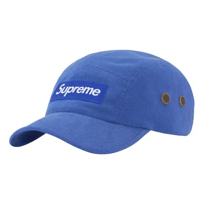 Supreme Brushed Cordura Camp Cap 'blue White'