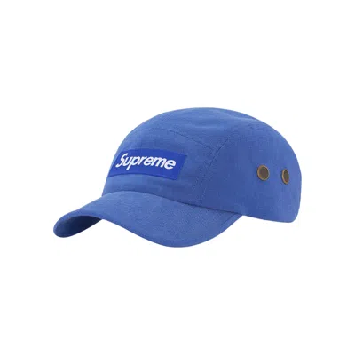 Pre-owned Supreme Brushed Cordura Camp Cap 'royal' | Blue | Men's Size Onesize