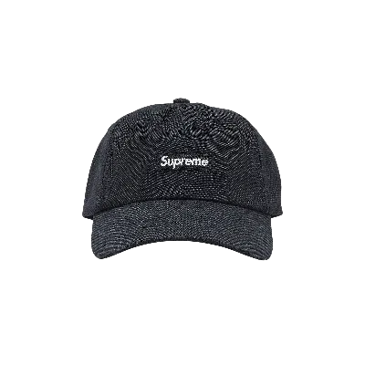 Pre-owned Supreme Brushed Cordura Small Box 6-panel 'black'