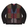 Supreme Brushed Grid Cardigan 'multi-color'