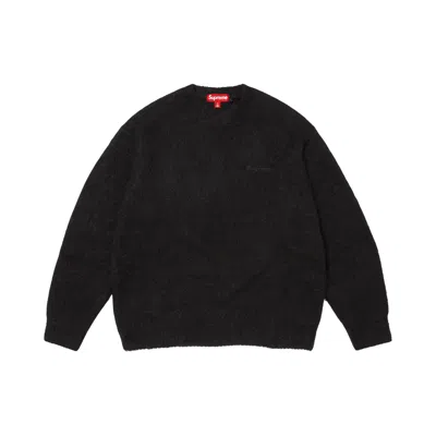 Pre-owned Supreme Brushed Mohair Sweater 'black' | Men's Size L