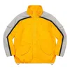 Supreme Brushed Twill Zip Jacket 'yellow Grey'