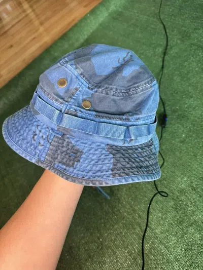 Pre-owned Supreme Bucket Hat In Blue