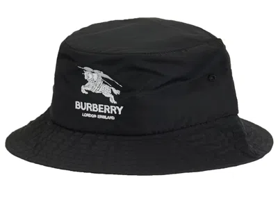 Pre-owned Supreme Burberry Crusher Hat In Black