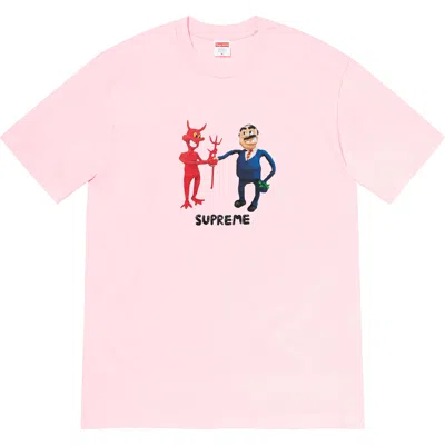 Pre-owned Supreme Business T-shirt Pink Ss23 Ds