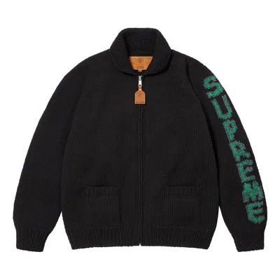 Supreme Camacho Cowichan Sweater 'black Green'