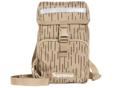 Pre-owned Supreme Camera Bag In Tan Raindrop