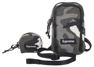 Pre-owned Supreme Camera Bag + Mini Pouch In Snow Camo