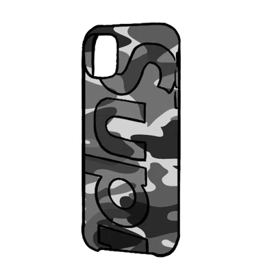 Pre-owned Supreme Camo Iphone Case In Snow Camo