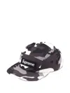 Supreme Camo-print Cap In Gray