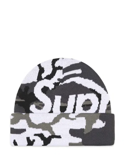 Supreme Camouflage Beanie Hat In Multi