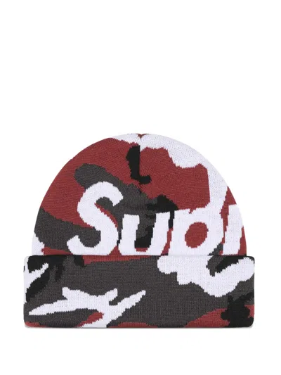 Supreme Camouflage-paattern Beanie Hat In Multi