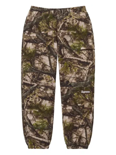 Supreme Camouflage-print Trousers In Brown