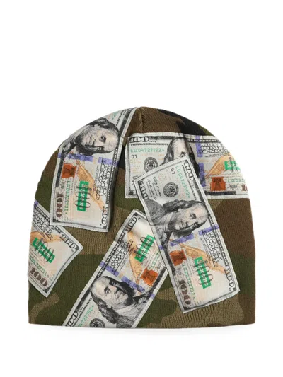 Supreme Beanie Mit Camouflage-print In Green