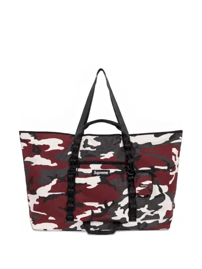 Supreme Camouflage-print Ripstop Tote Bag In Multi